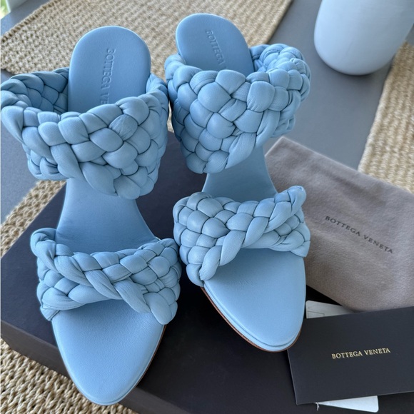 Bottega Veneta Shoes - Luxury baby blue heels Bottega Veneta.